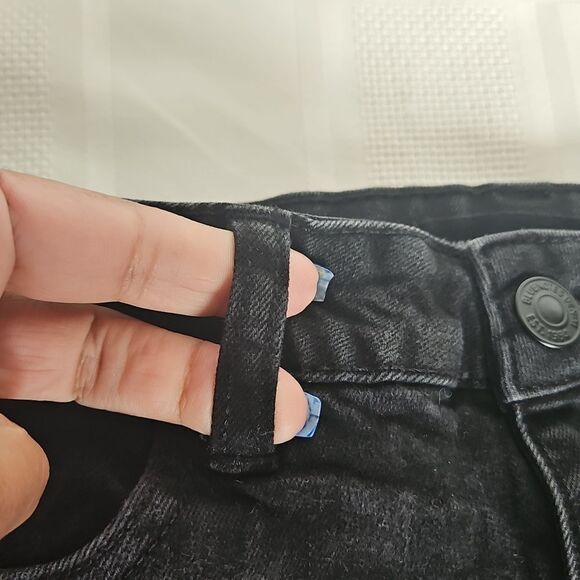 Black Denim Women's Shorts - Picture 5 of 16